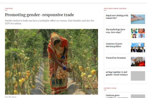 Promoting gender-responsive trade